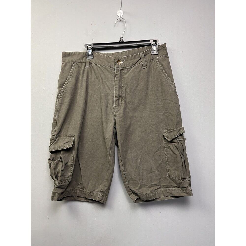 Gold Label Brand Shorts Mens Size 36 Canvas Brown Cargo Outdoors Hiking